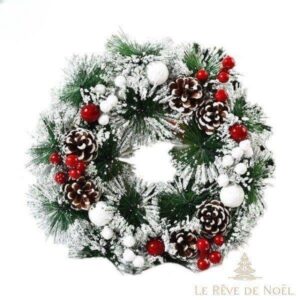 Couronne de noellumineux extérieure