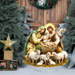 crèche de Noel festive
