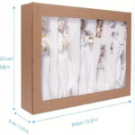 ensemble crèche blanche Noël