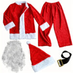 Déguisement festif Pere noellumineux