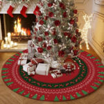 cache pied sapin tapis