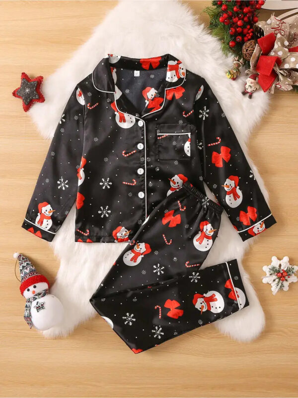 pyjama Noël noir enfant