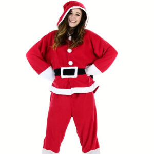 robe mere noel capuche élégante