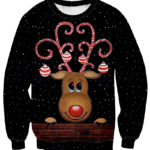 pull de Noel avec renne pour homme