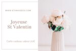 E-Carte cadeau Saint Valentin