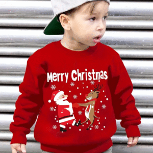 pull moche noel enfant motig pere noel