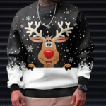 Vêtement festif pour homme avec motif de Noël