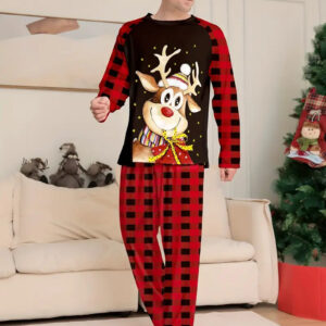 Pyjama Homme avec motif renne de Noel