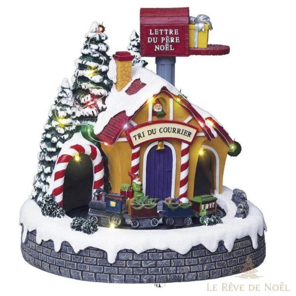 village lumineux de Noël