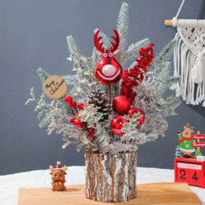 deco table noel et bois