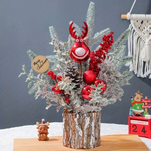 deco table noel et bois