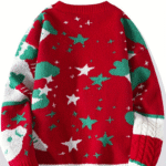 Élégant Pull Rouge de Noel