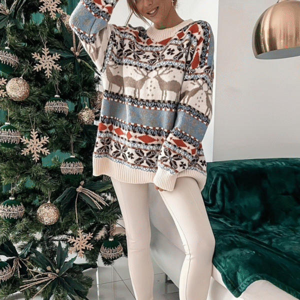 Sweat de Noel Femme élégant