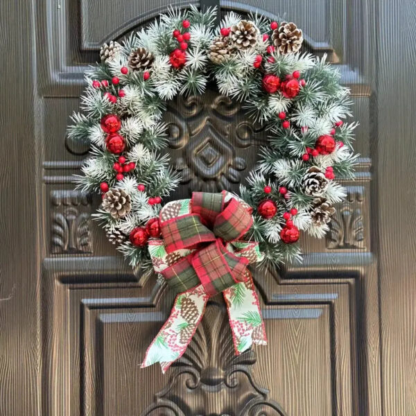 couronne de Noël naturelle