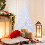 Grand sapin de Noel blanc 180cm