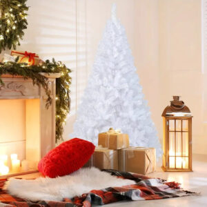 Grand sapin de Noel blanc 180cm