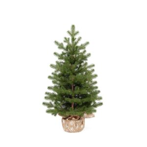 Petit Sapin de Noël Réaliste Durham en décoration