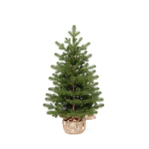 Petit Sapin de Noël Réaliste Durham en décoration