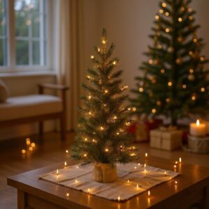 Petit Sapin de Noël Artificiel Ontario avec lumières