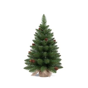 Petit Sapin de Noël Artificiel avec Pommes de Pin Fremont