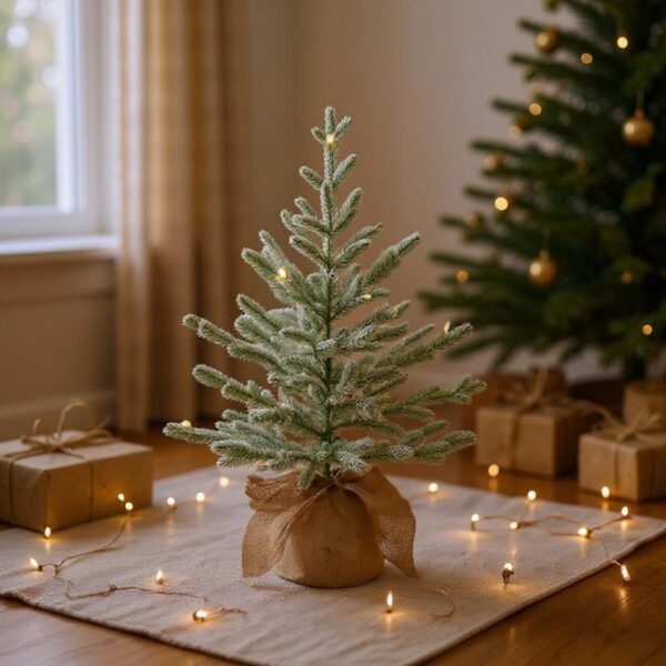 Petit Sapin de Noël Enneigé Cambridge