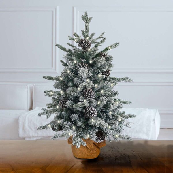 Petit Sapin de Noël Artificiel Enneigé Dorchester