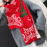 écharpe festive XXL