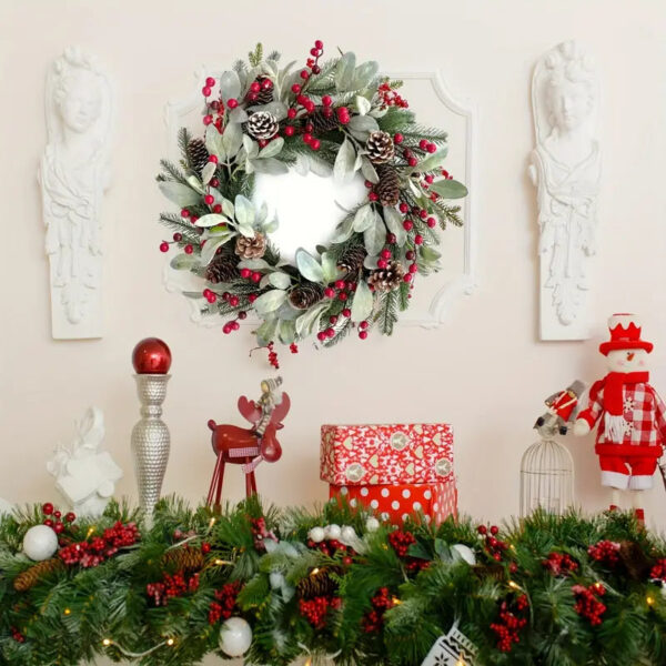 Couronne de Noel Moderne lumineuse