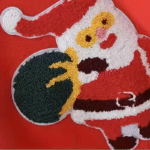 Pull rouge festif pour Enfants
