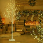 noellumineux extérieur sapin blanc