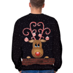 sweat festif homme avec décorations sucrées