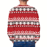 Pull Noel Rouge élégant