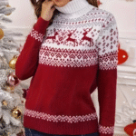 Pull de Noel Femme avec motifs