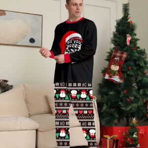 pyjama motif pere noel de noel homme