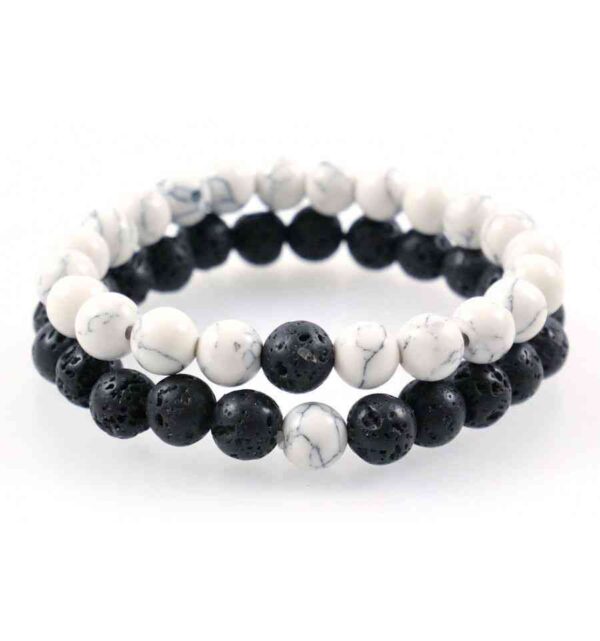 bracelets de distance pierre de lave