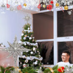 Éclat doré Etoile sapin de noellumineux