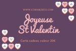 E-Carte cadeau Saint Valentin illustrée