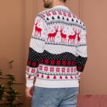 pull Rennes blanc de Noel