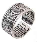 bijou en argent Om Mani Padme Hum