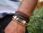 ensemble de bracelets tendance en cuir