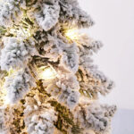 sapin de Noel Blanc Lumineux