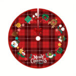 Cache base sapin rouge