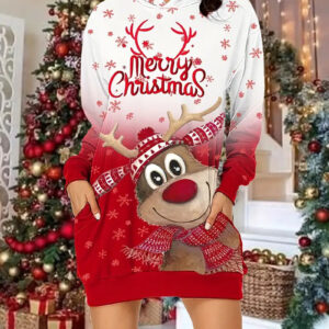 robe de Noel avec motif Renne