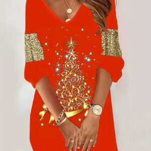 robe de noellumineux élégante
