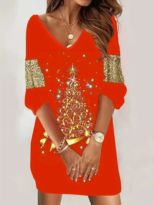robe de noellumineux élégante
