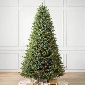 Sapin de Noël artificiel vert rétractable télécommandé