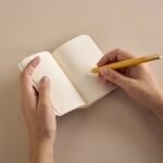notebook floral noellumineux