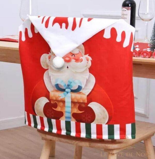 housse chaise noël papa noël