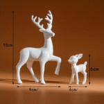 Intérieur enchanteur avec Cerf de Noel Deco