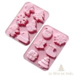 moule à gâteaux en silicone motifs de Noël